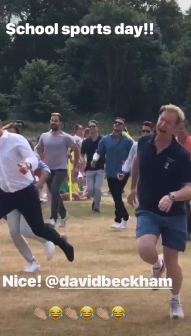 贝克汉姆和维多利亚结婚十九年纪念日,参加小