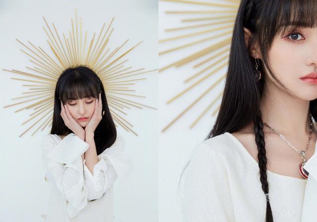 郑爽穿白裙COS太阳女神 双手托脸优雅甜美(图7) 郑爽穿白裙COS太阳女神 双手托脸优雅甜美(图7)