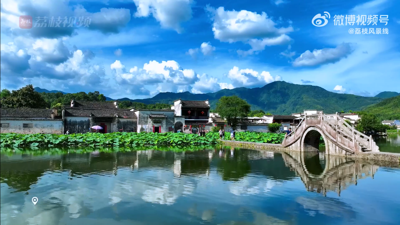 风弄碧漪！初夏宏村美成诗意古风画卷