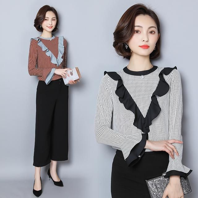 都爱衬衫配半裙?夏日不妨试试雪纺上衣,让你美