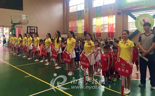 南阳市实验幼儿园幼教集团举办首届幼儿篮球赛