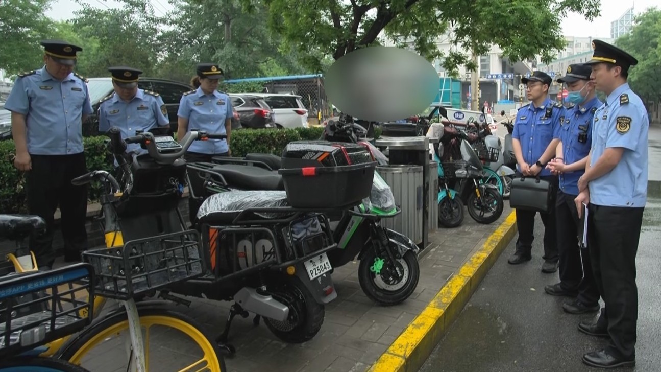 在直播平台发布“外卖用电动车推荐”视频  执法人员顺藤摸瓜线下查获