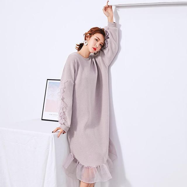 杨幂紫色长裙+黑色高跟鞋秀美腿,性感爆棚,紫