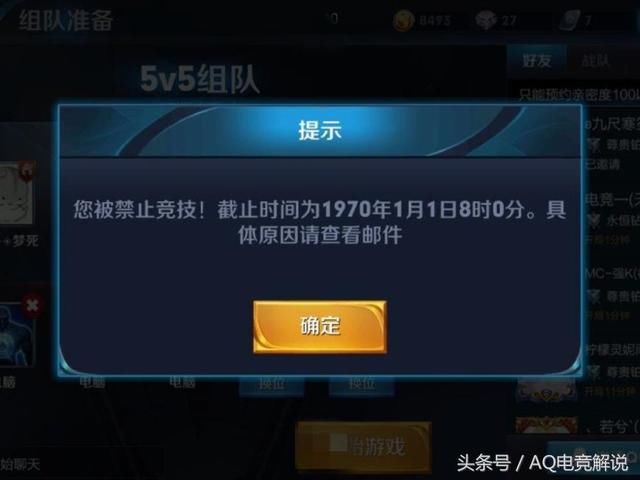 王者荣耀:玩家被禁赛至1970年,网友:我穿越了?