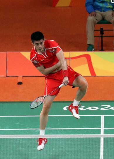 傅海峰比赛镜头。