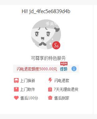 京东闪电退款出新招 小白信用最高享5000元闪