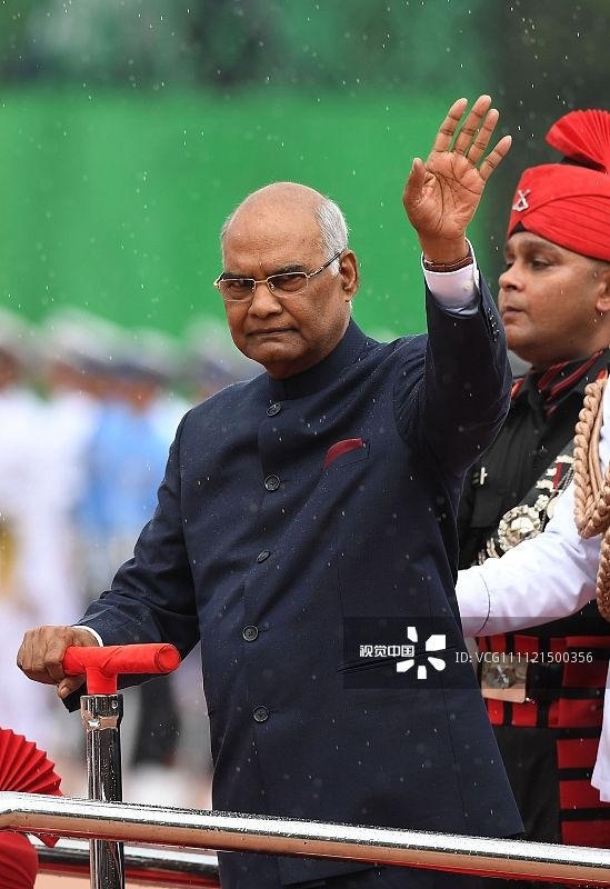 印度新总统考文德宣誓就职