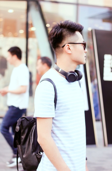 小孙浩时尚街拍写真曝光一改喜剧范儿