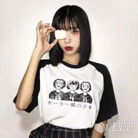 日系短发公主切发型 短发女生照样萌美可爱