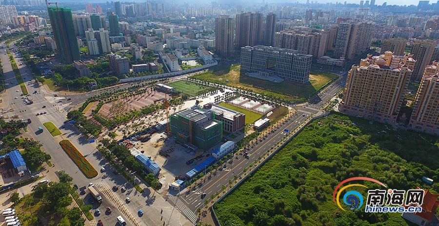 瞰海南| 航拍海口琼山双创广场靓丽新貌
