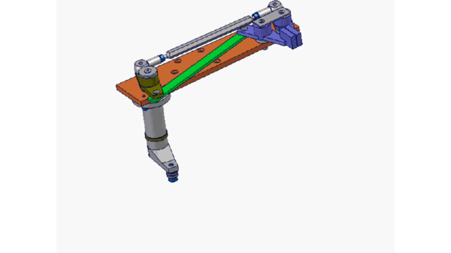全在这里 下面有一波机械动态图 一起看个够 ↓↓ 双摇杆夹紧机构
