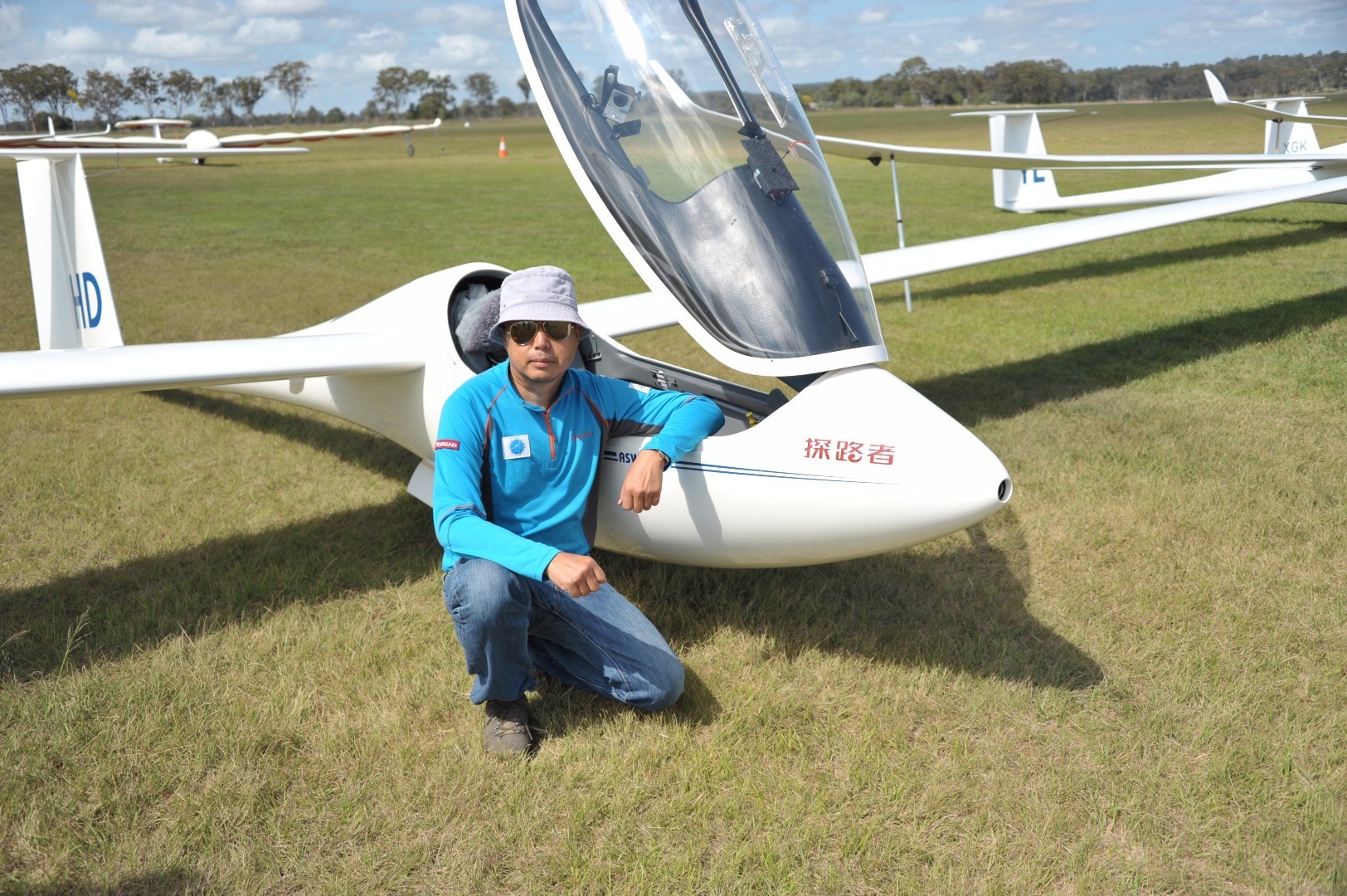 中国滑翔机国家队队长杜鹏