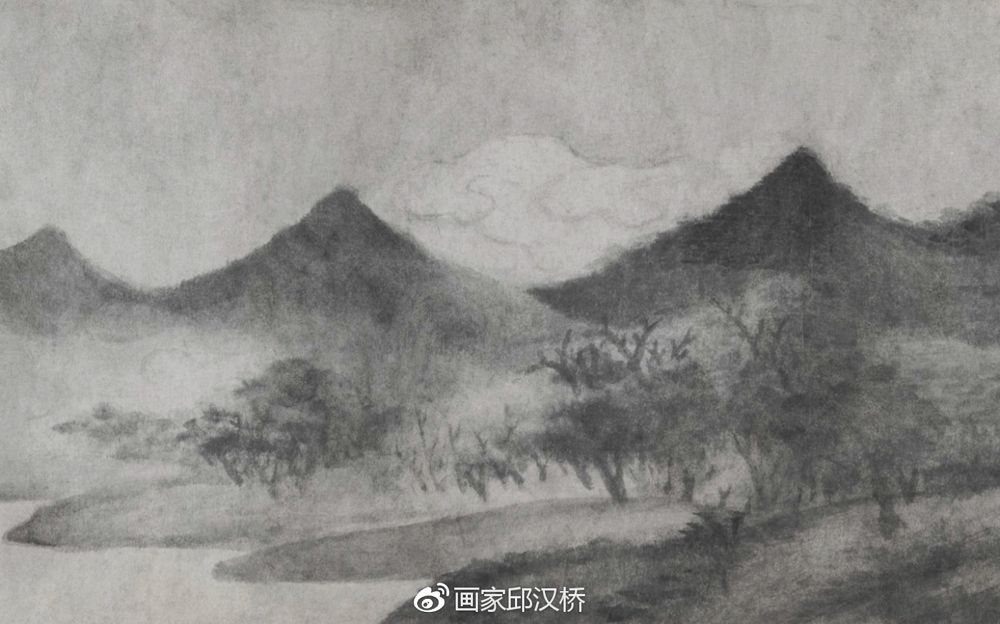 汉桥话画:从米友仁《潇湘奇观图》观米家山水