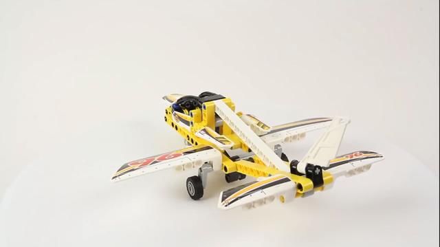 玩趣视频|乐高系列之科技特效喷气飞机模型组