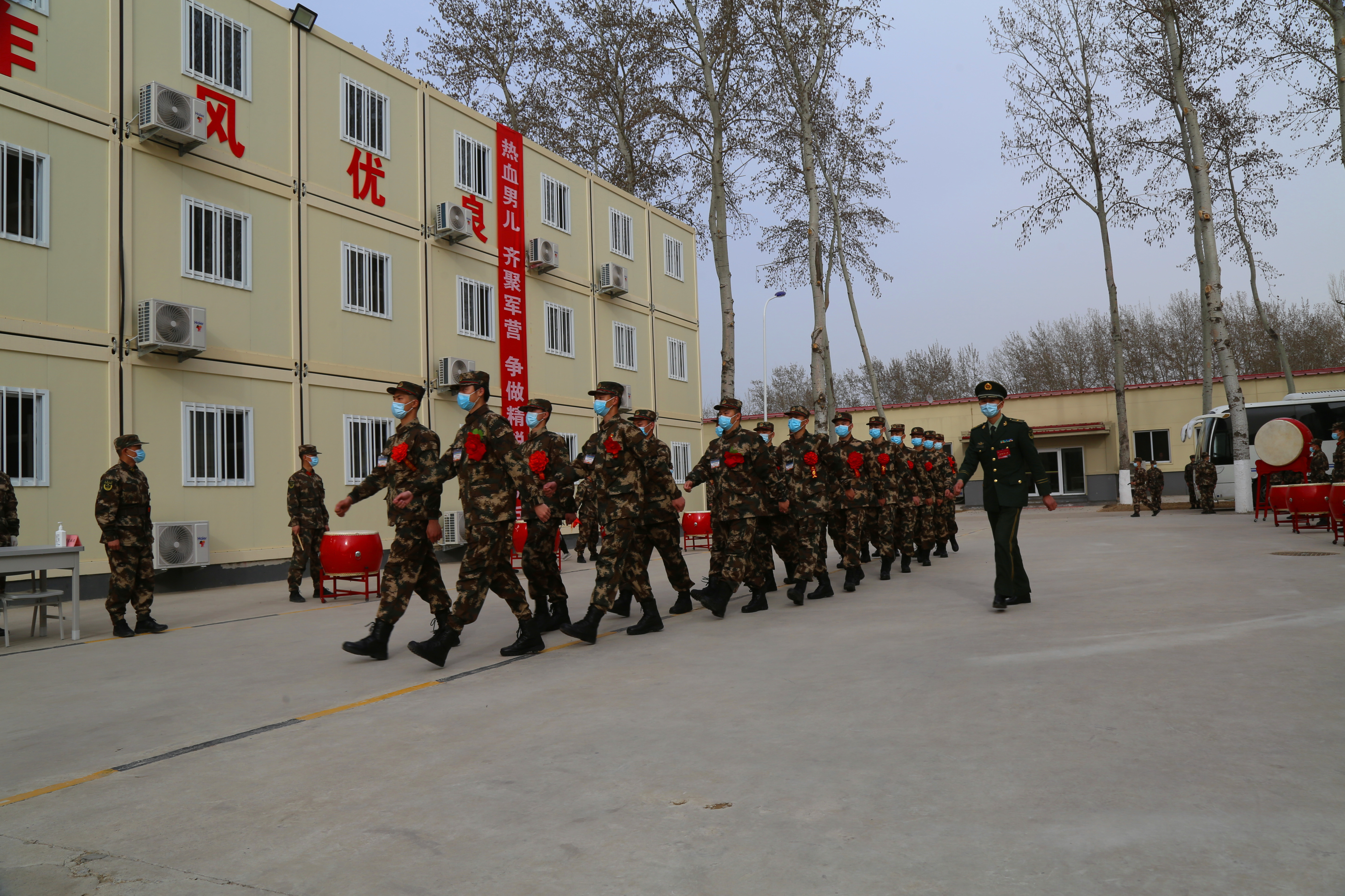 北京新兵训练基地图片