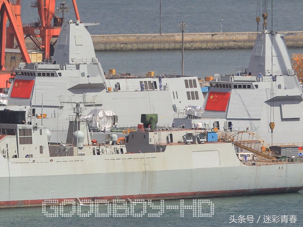解放军055级导弹驱逐舰最新高清照曝光