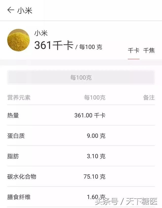 小米粥是杂粮但升糖指数很高,你可能认识了一