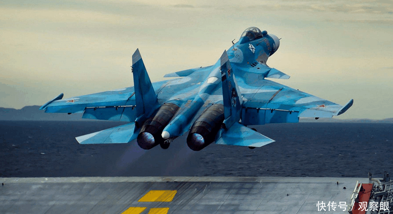 外媒为啥盯着中国歼15夜间起降?航母战斗力