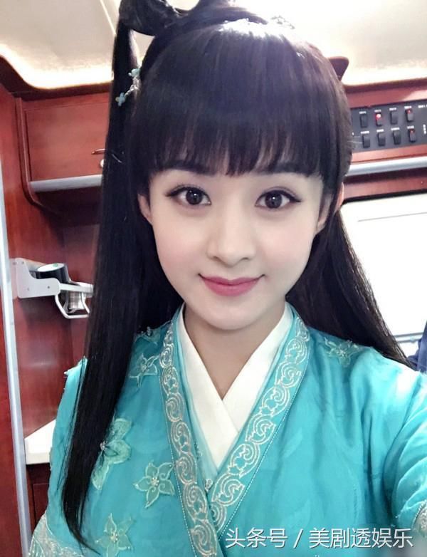 赵丽颖碧瑶展现美腿,古力娜扎貂蝉胸有成竹