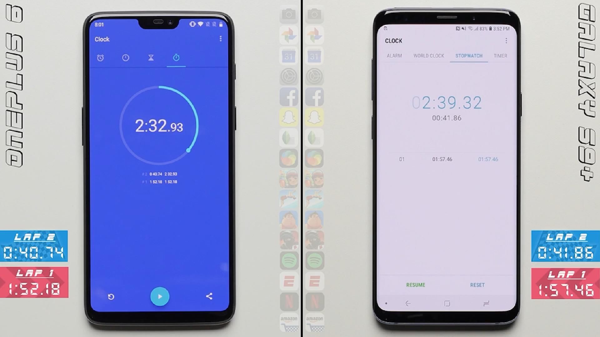 同为骁龙845 三星S9和一加手机6之间差距好大