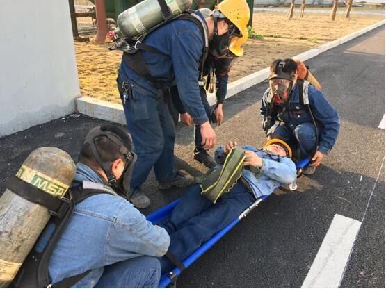 方大九钢动力厂开展煤气泄漏、中毒应急演练