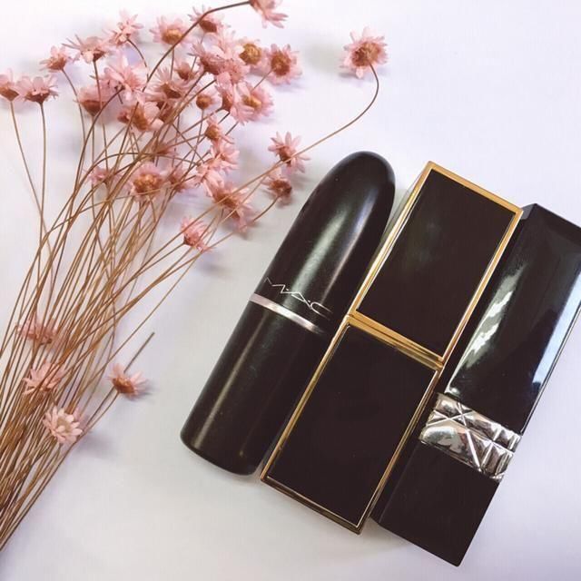 迪奥999、TF黑管16、MAC口红试色,哪支是黄