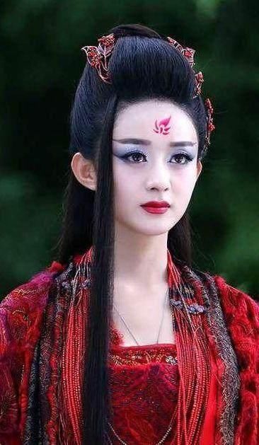 15位古装红衣女明星:赵丽颖像巫婆、热巴老气