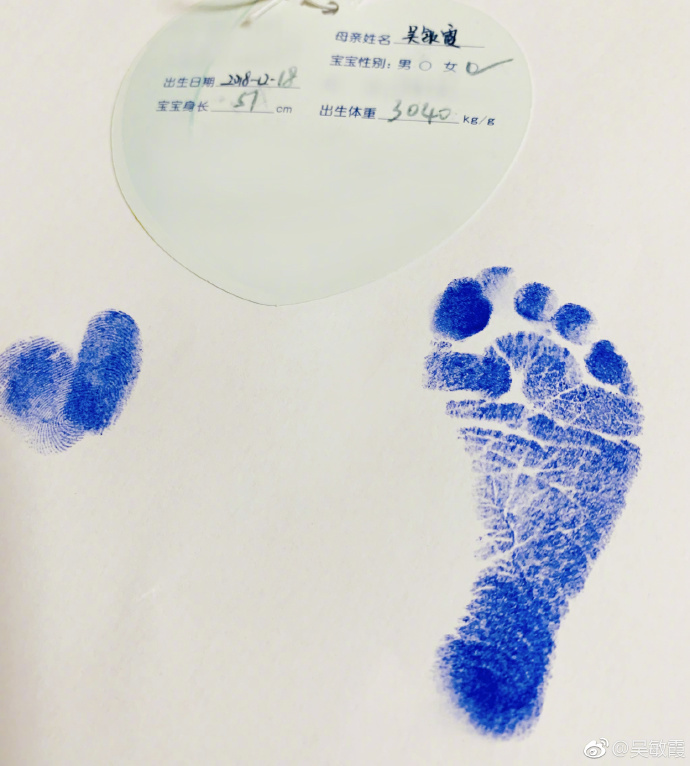 吴敏霞首晒全家福喜迎千金西西 夫妇二人深情