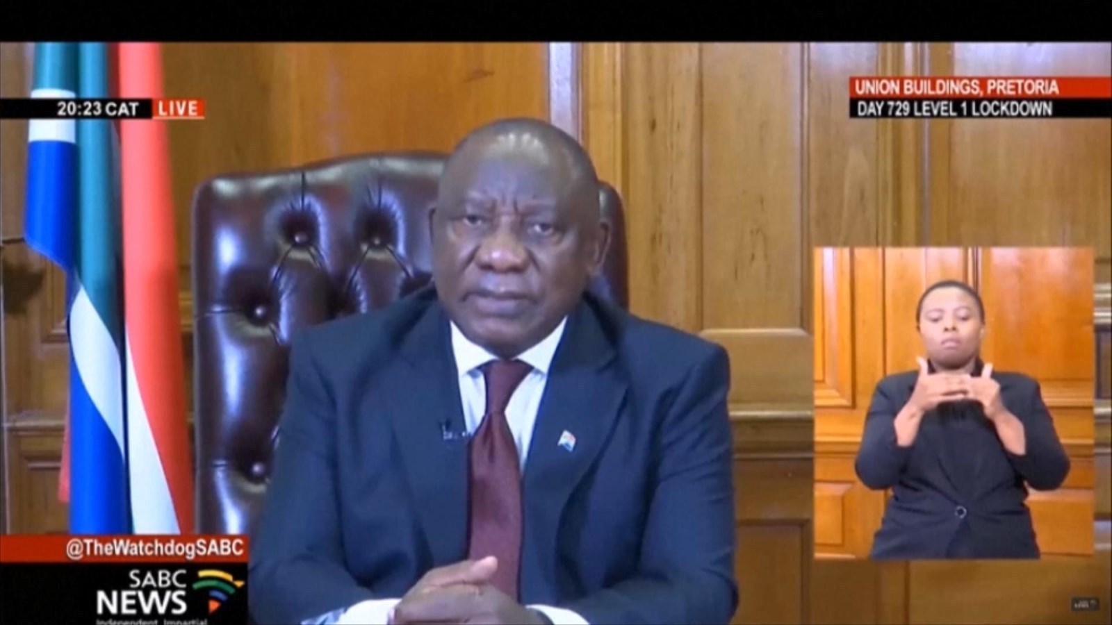 南非总统拉马福萨宣布结束国家灾难状态