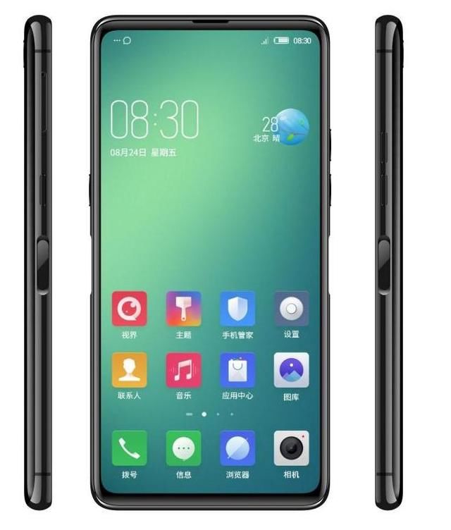 无刘海+副屏?努比亚神秘新机渲染图曝光:或开