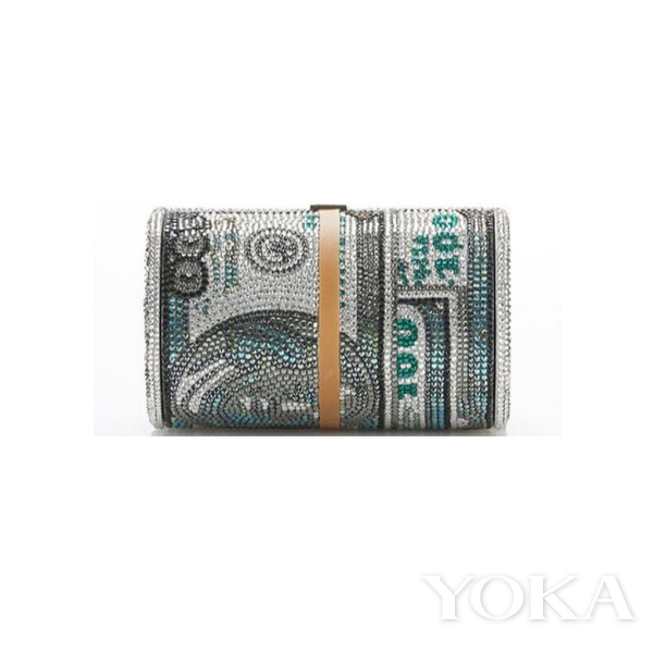 亚历山大-王新款水晶包闪瞎眼 宝石装饰的手包简直美翻!