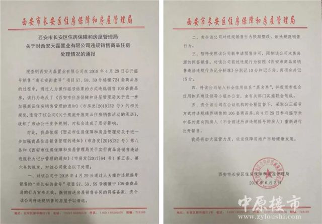 西安楼盘摇号内幕揭开,35名公职人员被处分