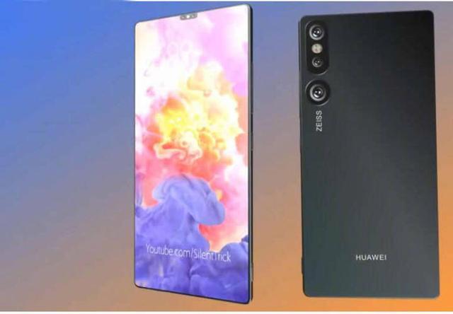 华为P30Pro概念图:没下巴的刘海屏加3D人脸识