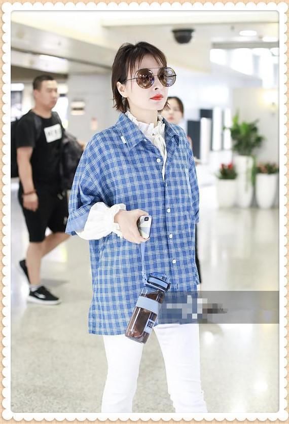 吴昕太自信了吧!160身高穿长衬衫非要露出来,