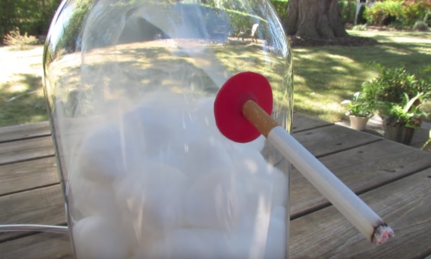 吸烟无害论的有力反击:30包烟后你的肺就黑