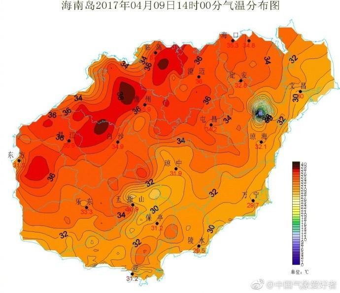 海南多市县发布橙色高温预警,海口气温创今年新高!明天继续37℃!