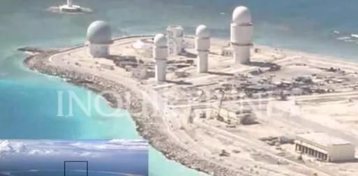 央视首次披露中国南海岛礁建设进度,人造岛接