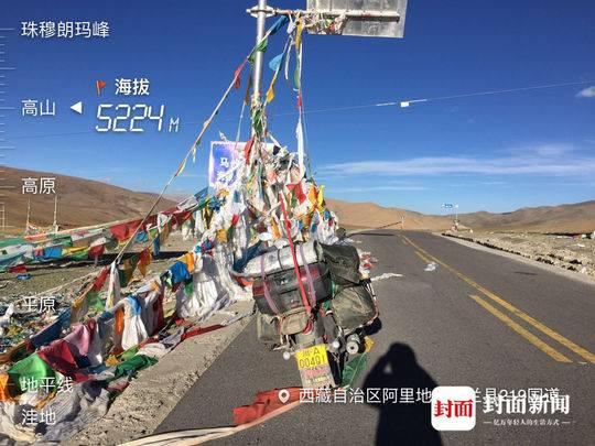 69岁老人骑摩托车旅行 9个月环游大半个中国