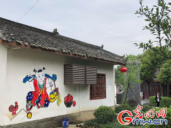 一分钟领略绵竹年画村”画景” 一分钟领略绵竹年画村”画景”