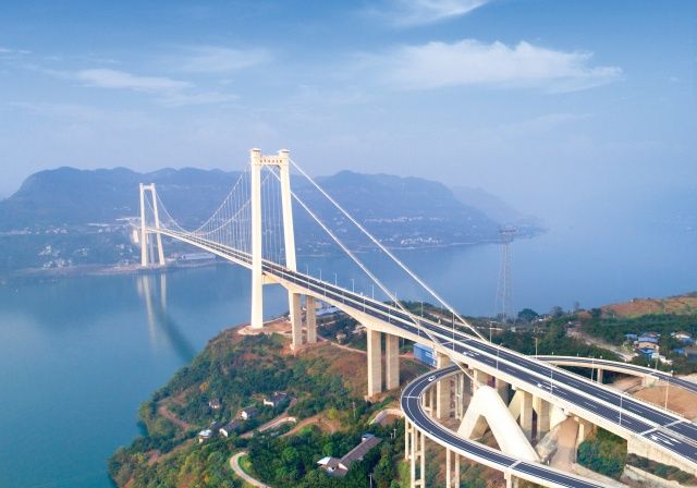 项目桥隧比达54%!重庆至湖北万利高速通车-北京时间