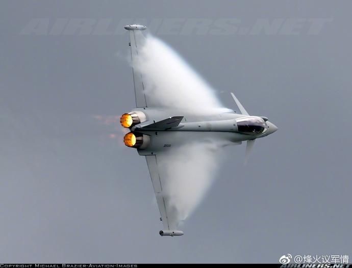 和我军歼10C较量一下?欧洲台风战斗机美图