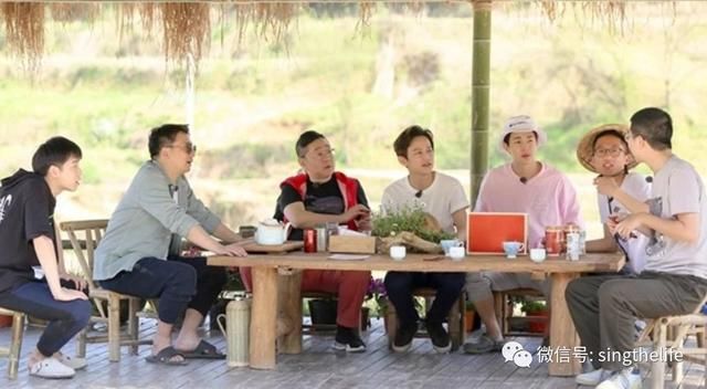 张绍刚带着两个傻儿子李诞、池子参加《向往的