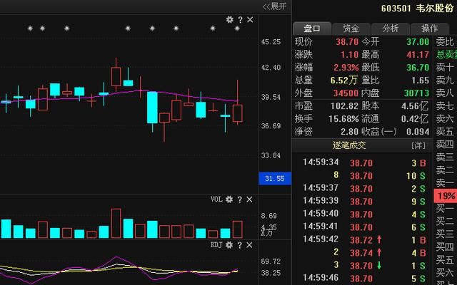 次新股爆出一芯片龙头,韦尔股份净利润15900