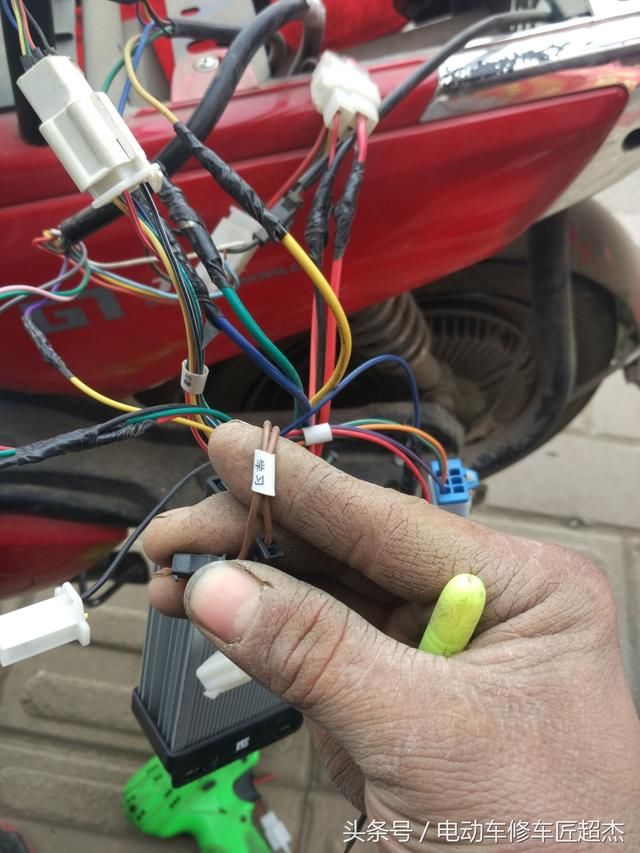 电动车维修实例:控制器的更换,干货很简单的,看