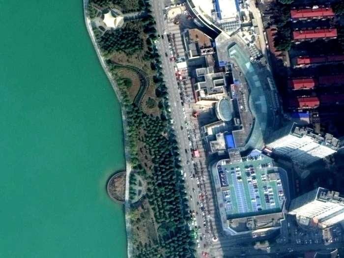 美国3米定位精度光学卫星拍摄南昌 网友: 马航