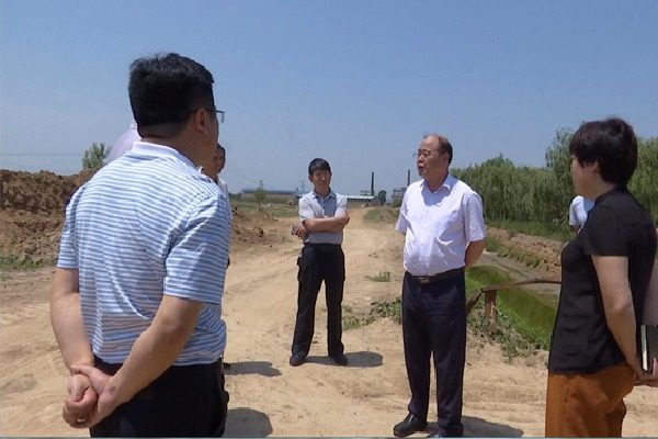 临猗:赵惠民调研涑水河城区段滞洪渠建设及配套工程