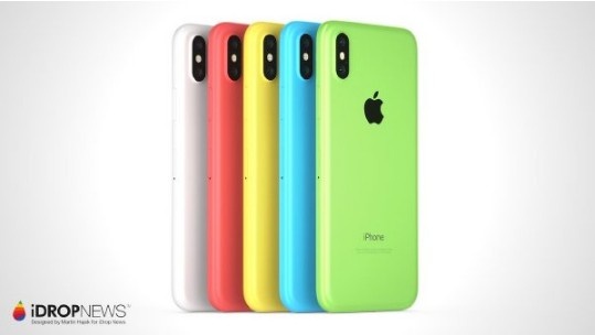 苹果iPhone Xc概念图曝光 低价彩色版iPhone X