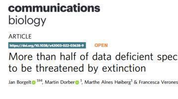 AI发现大量没上红色名录物种也濒危,超过一半未评估物种有灭绝风险 AI发现大量没上红色名录物种也濒危,超过一半未评估物种有灭绝风险