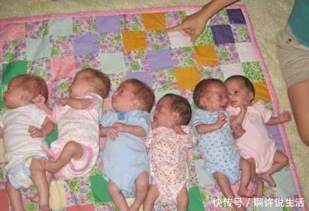 女子产检时查出六胞胎,出生时看到孩子的性别
