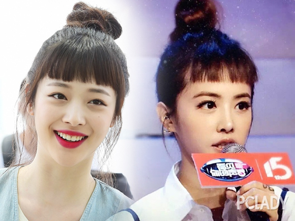 眉上刘海+高扎丸子头 蔡依林撞发雪莉呆萌逆龄 眉上刘海+高扎丸子头 蔡依林撞发雪莉呆萌逆龄